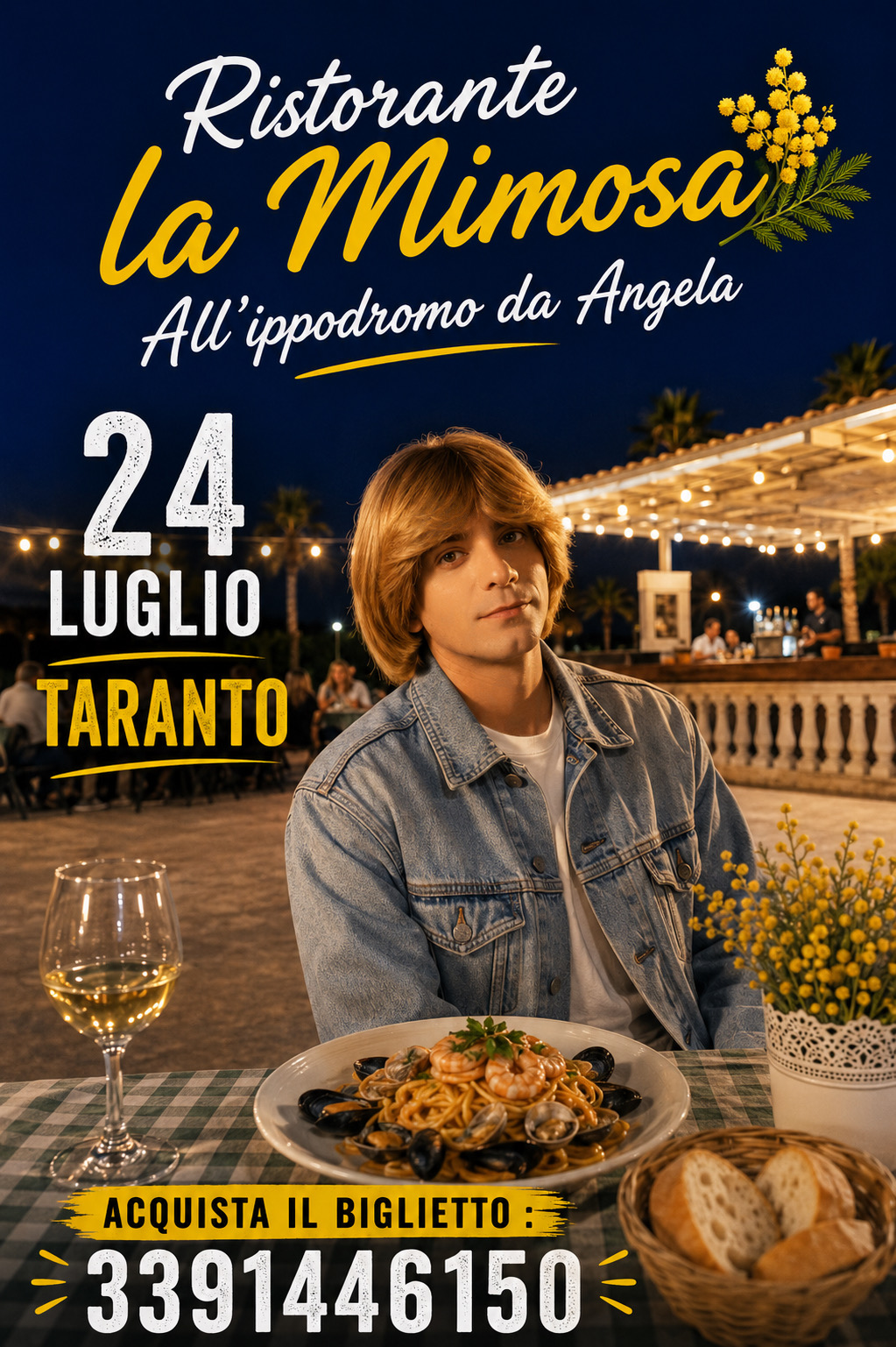 Locandina evento di Nino Esposito il 24 Luglio 2026 a Taranto
